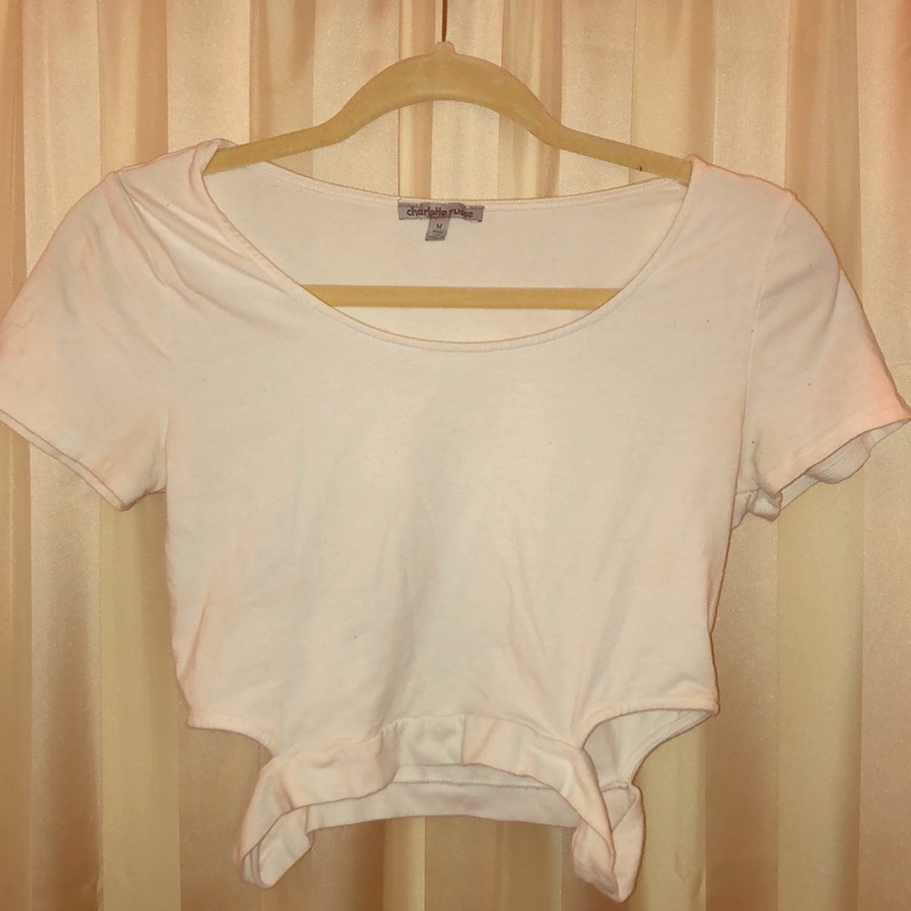 Shirt crop top